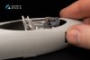 Quinta Studio QD+48531 F-86A Sabre 3D-Printed & coloured Interior on decal paper (Clear Prop) (with 3D-printed resin parts) 1/48